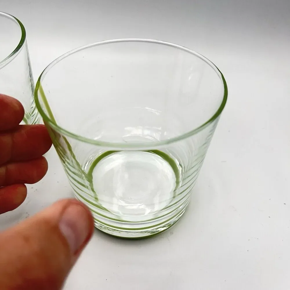 Green Glasses - Set Of 2